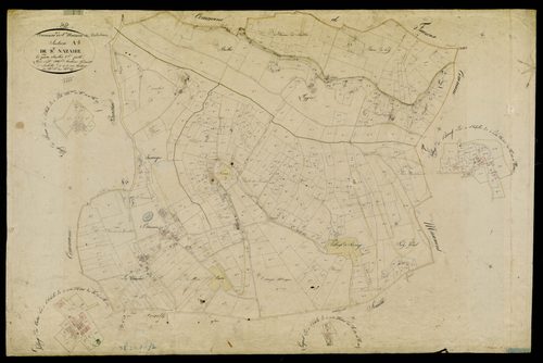 Saint-Nazaire-de-Valentane - Section A - Saint-Nazaire, 1ère feuille