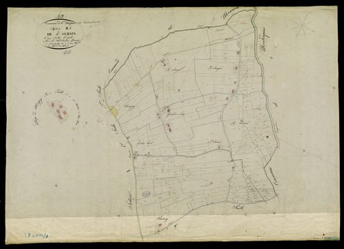 Saint-Nazaire-de-Valentane - Section B - Saint-Sernin, 1ère feuille