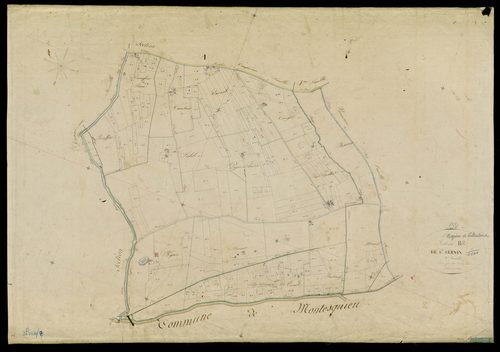 Saint-Nazaire-de-Valentane - Section B - Saint-Sernin, 2e feuille