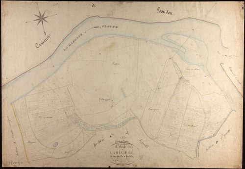 Saint-Nicolas-de-la-Grave - Section B - Larivière, 1ère feuille