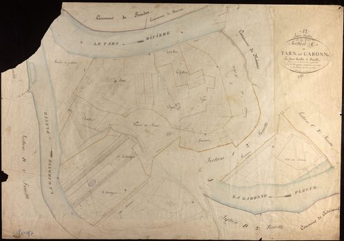 Saint-Nicolas-de-la-Grave - Section C - Tarn-et-Garonne, 1ère feuille
