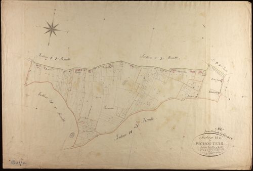 Saint-Nicolas-de-la-Grave - Section H - Les Pichoutets, 2e feuille