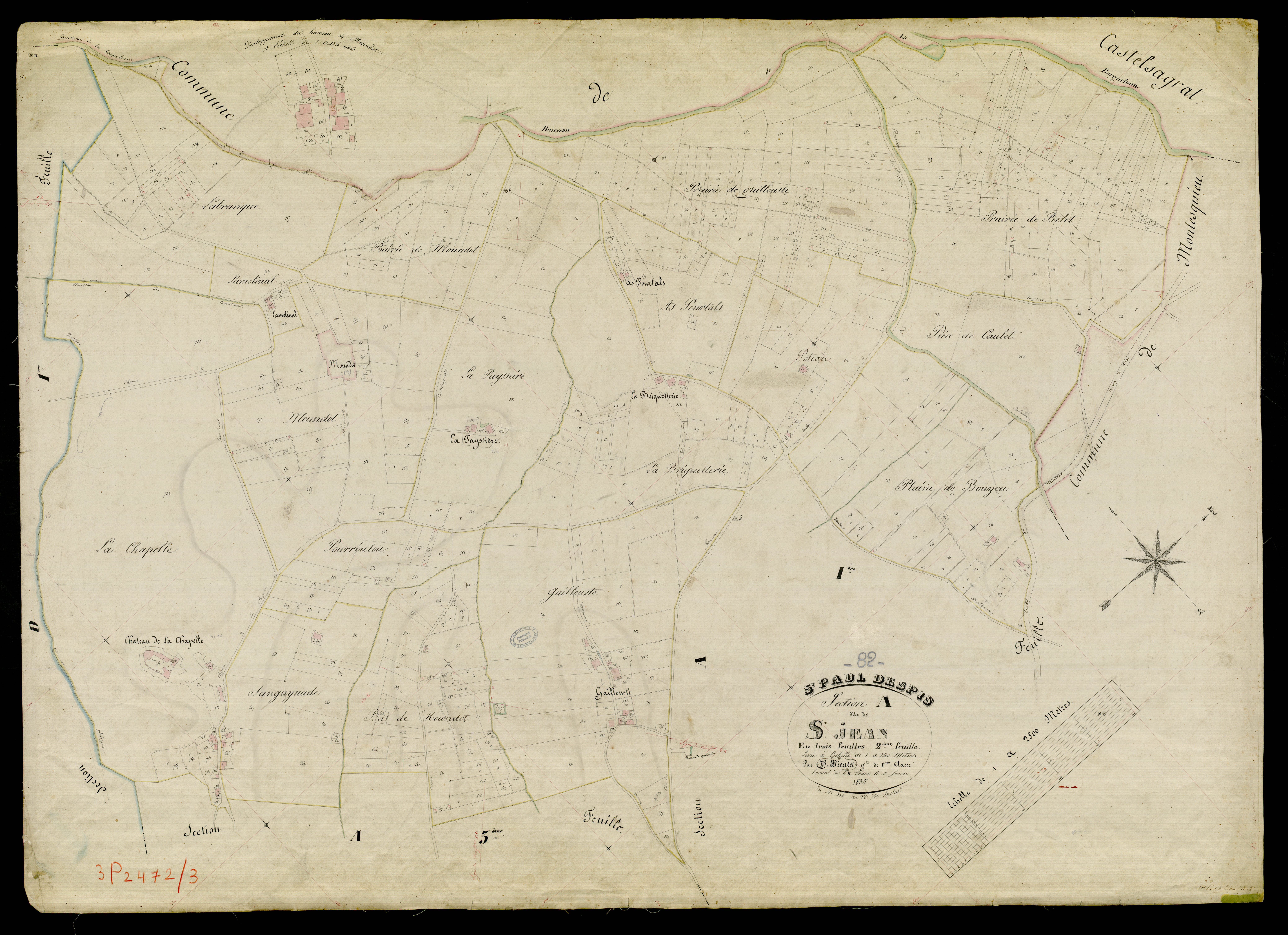 Saint-Paul-d'Espis - Section A - Saint-Jean, 2e feuille