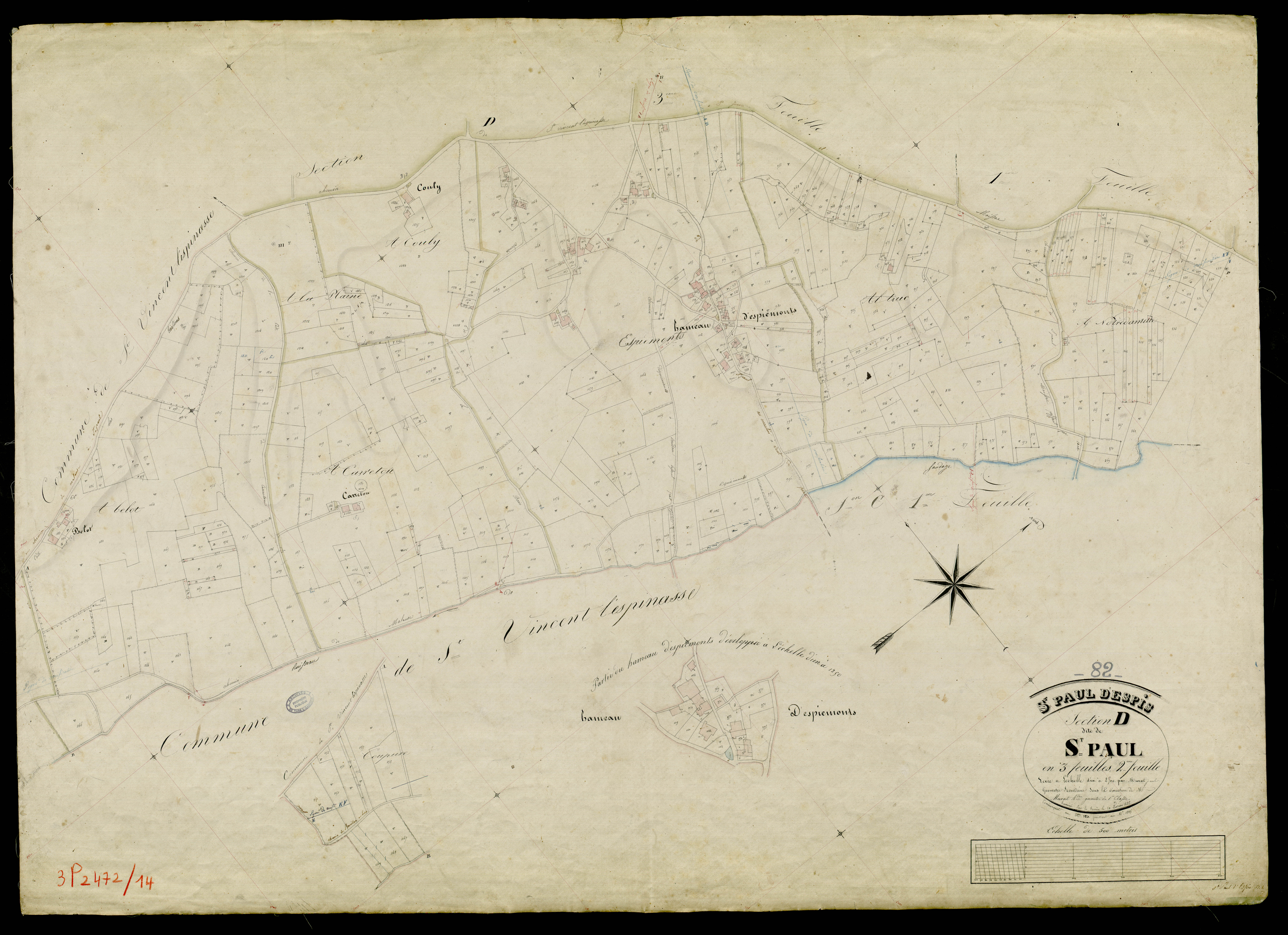Saint-Paul-d'Espis - Section D - Saint-Paul, 2e feuille