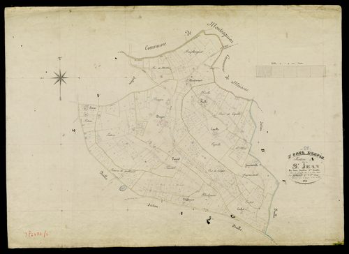 Saint-Paul-d'Espis - Section A - Saint-Jean, 1ère feuille