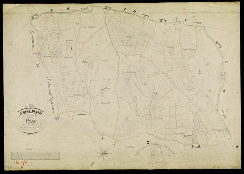Saint-Paul-d'Espis - Section C - Piac, 1ère feuille