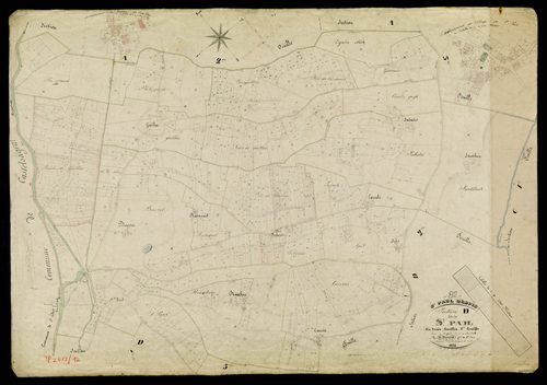 Saint-Paul-d'Espis - Section D - Saint-Paul, 1ère feuille