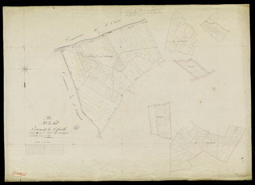 Saint-Paul-d'Espis - Section D - Saint-Paul, 3e feuille : développement
