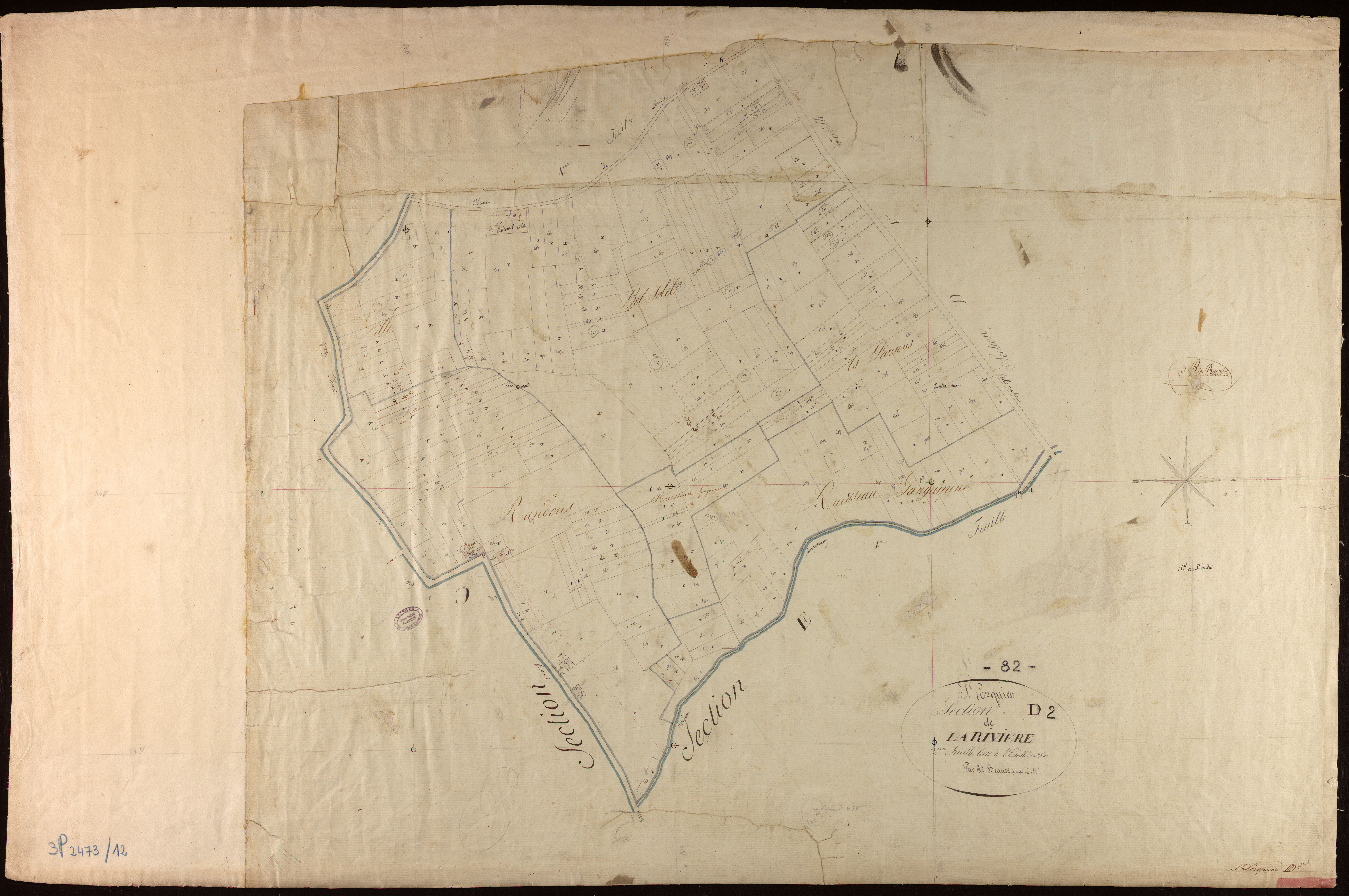 Saint-Porquier - Section D - Larivière, 2e feuille