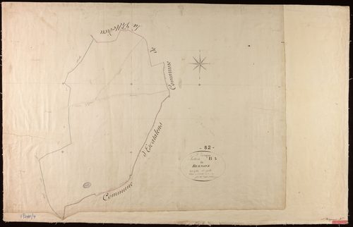 Saint-Porquier - Section B - Bernoye, 1ère feuille