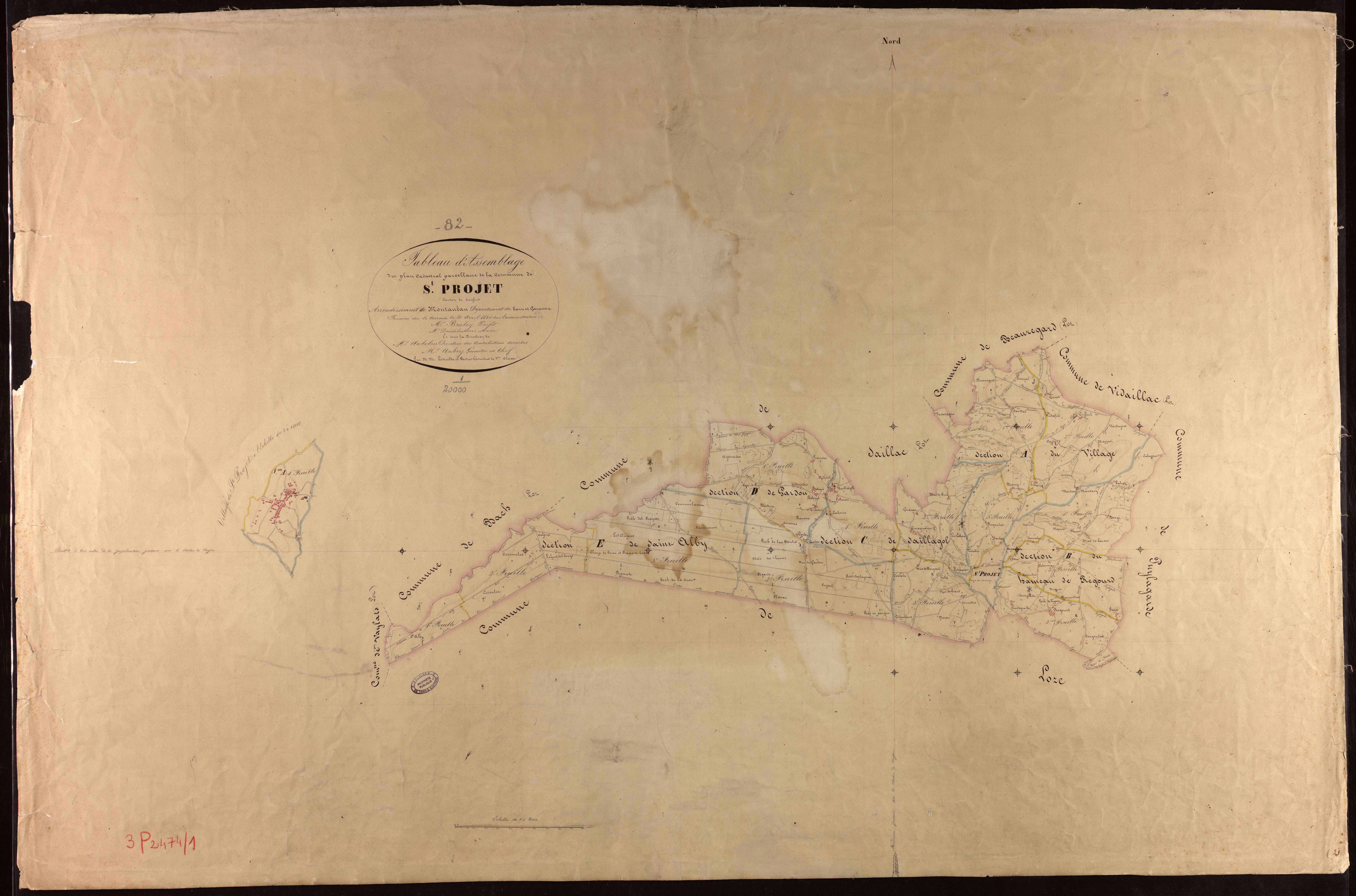 Saint-Projet - Tableau d'assemblage