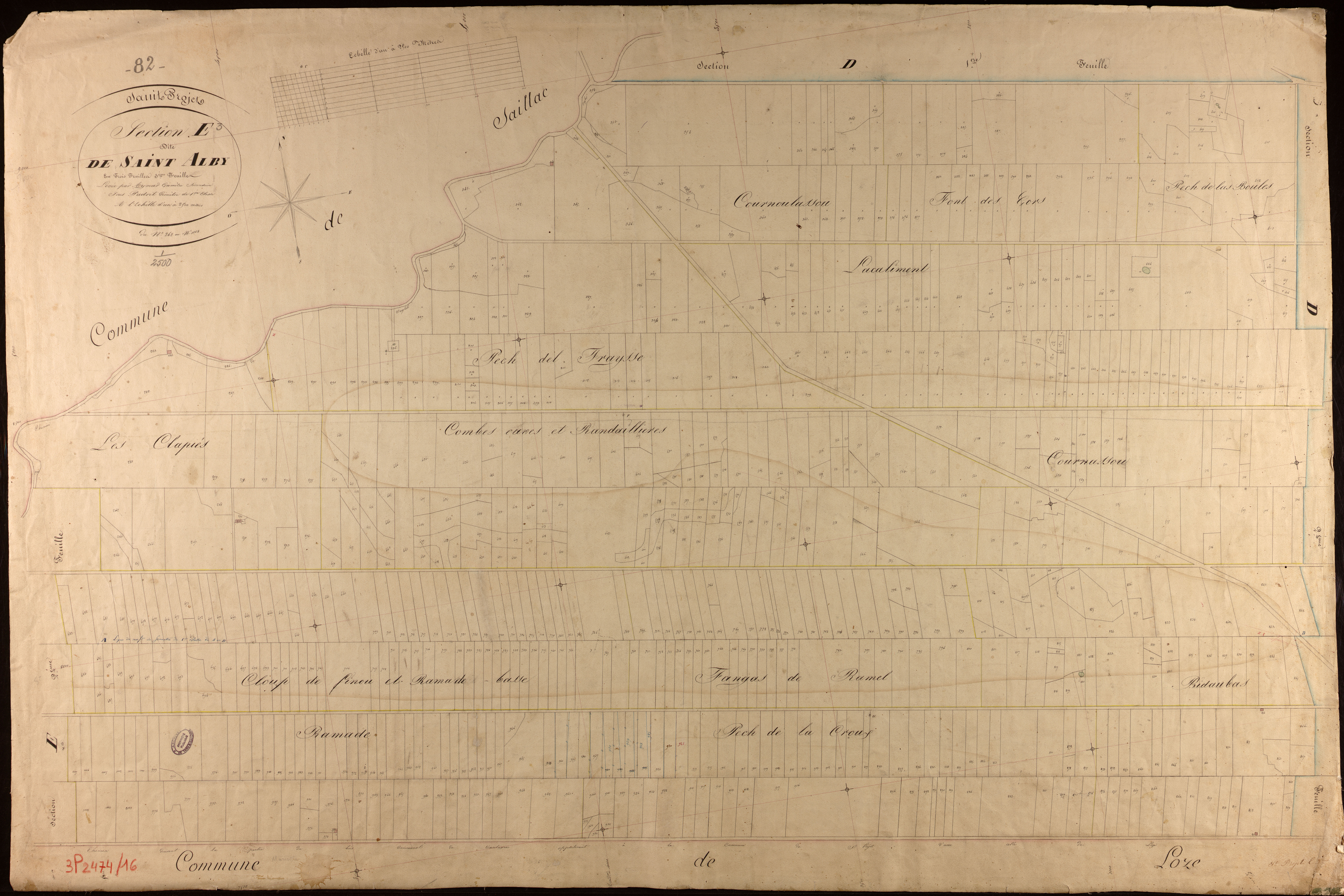 Saint-Projet - Section E - Saint-Alby, 3e feuille