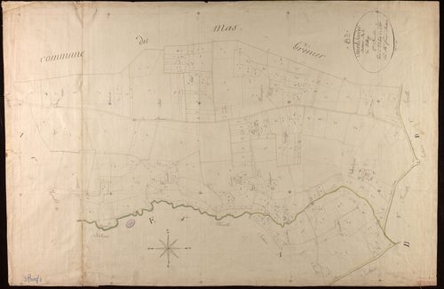 Saint-Sardos - Section A - Le Village, 2e feuille