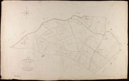 Saint-Sardos - Section B - Les Bordes Neuves, 2e feuille
