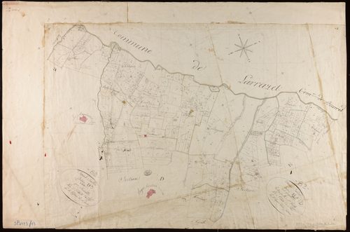 Saint-Sardos - Section D - Sotol, 3e feuille et Section E - Les Feugasses, 1ère feuille