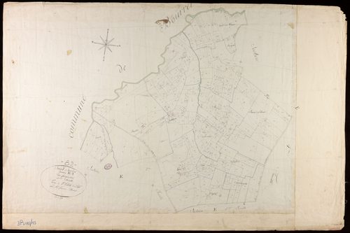 Saint-Sardos - Section E - Les Feugasses, 3e feuille