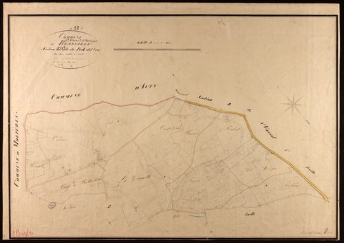 Saint-Vincent - Section D - Le Pech del Cros, 1ère feuille