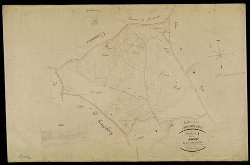 La Salvetat-Belmontet - Section A - Rougé, 1ère feuille