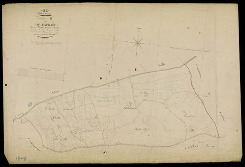 La Salvetat-Belmontet - Section B - Saint-Caprais, 2e feuille