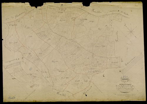 La Salvetat-Belmontet - Section C - Durantous, 1ère feuille