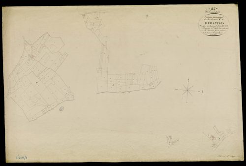 La Salvetat-Belmontet - Section C - Durantous, 1ère feuille : développement