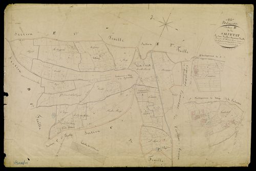 La Salvetat-Belmontet - Section D - La Salvetat, 2e feuille