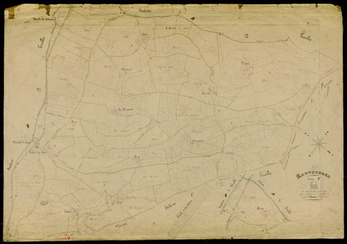 Sauveterre - Section C - Saux, 1ère feuille