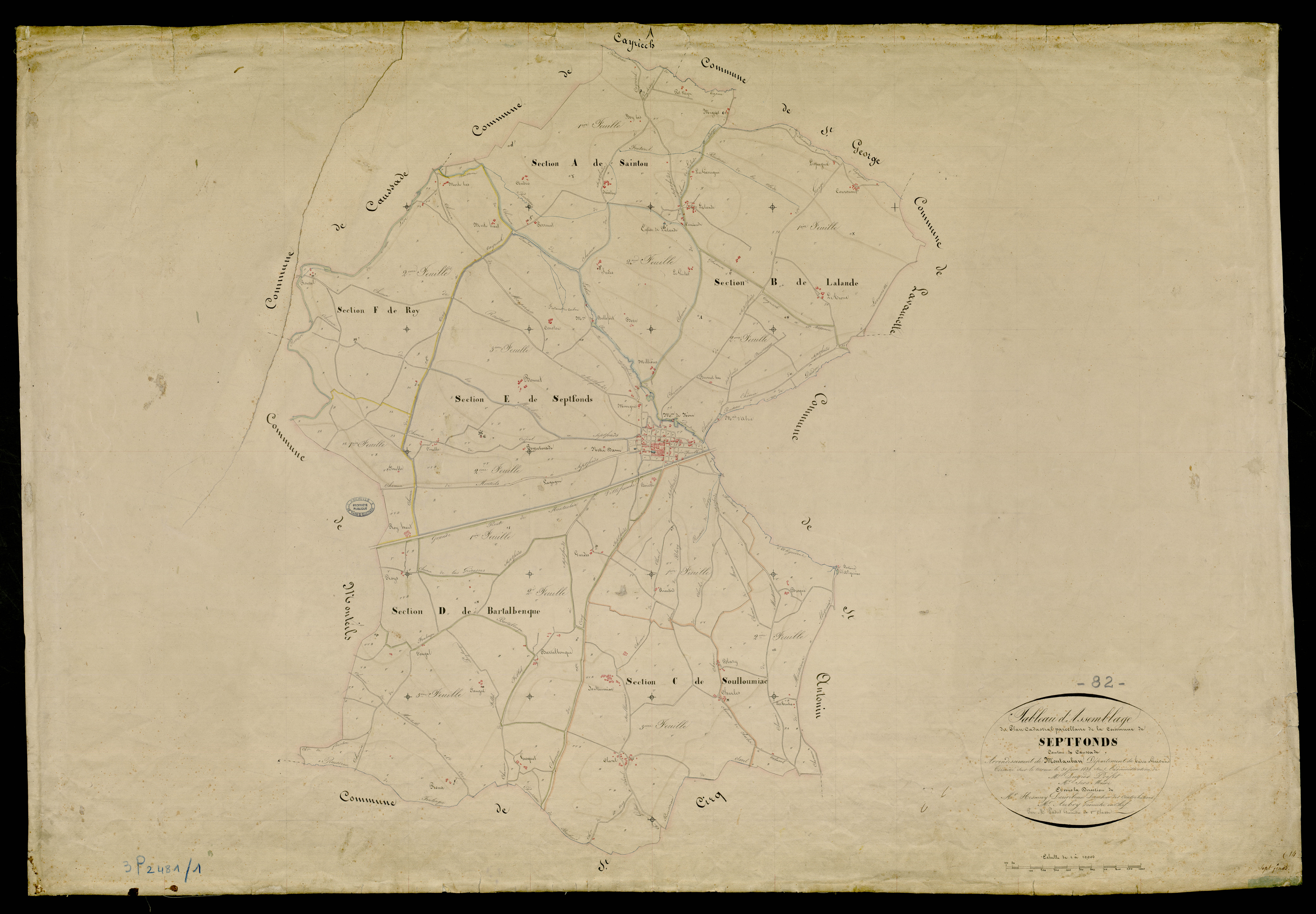 Septfonds - Tableau d'assemblage