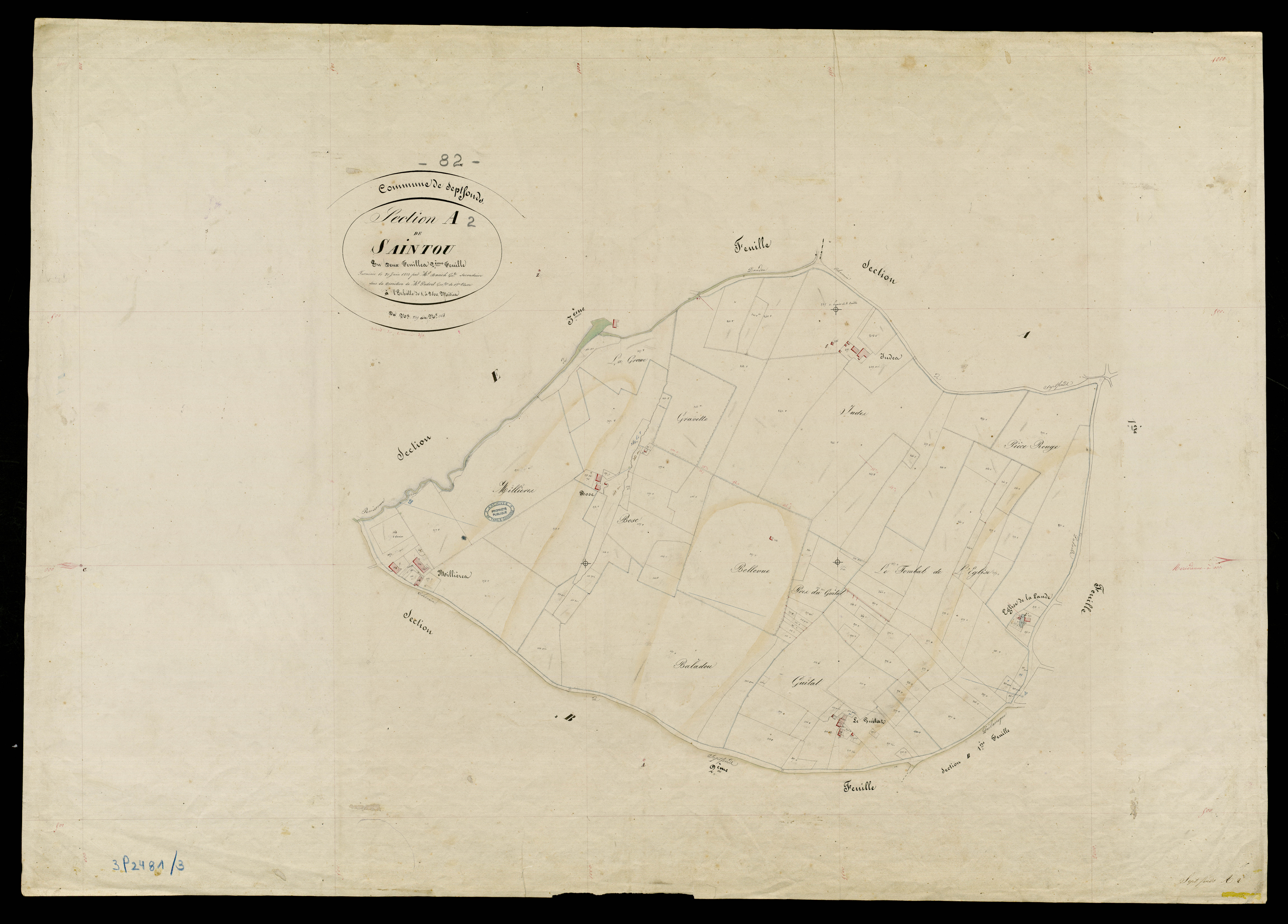 Septfonds - Section A - Saintou, 2e feuille