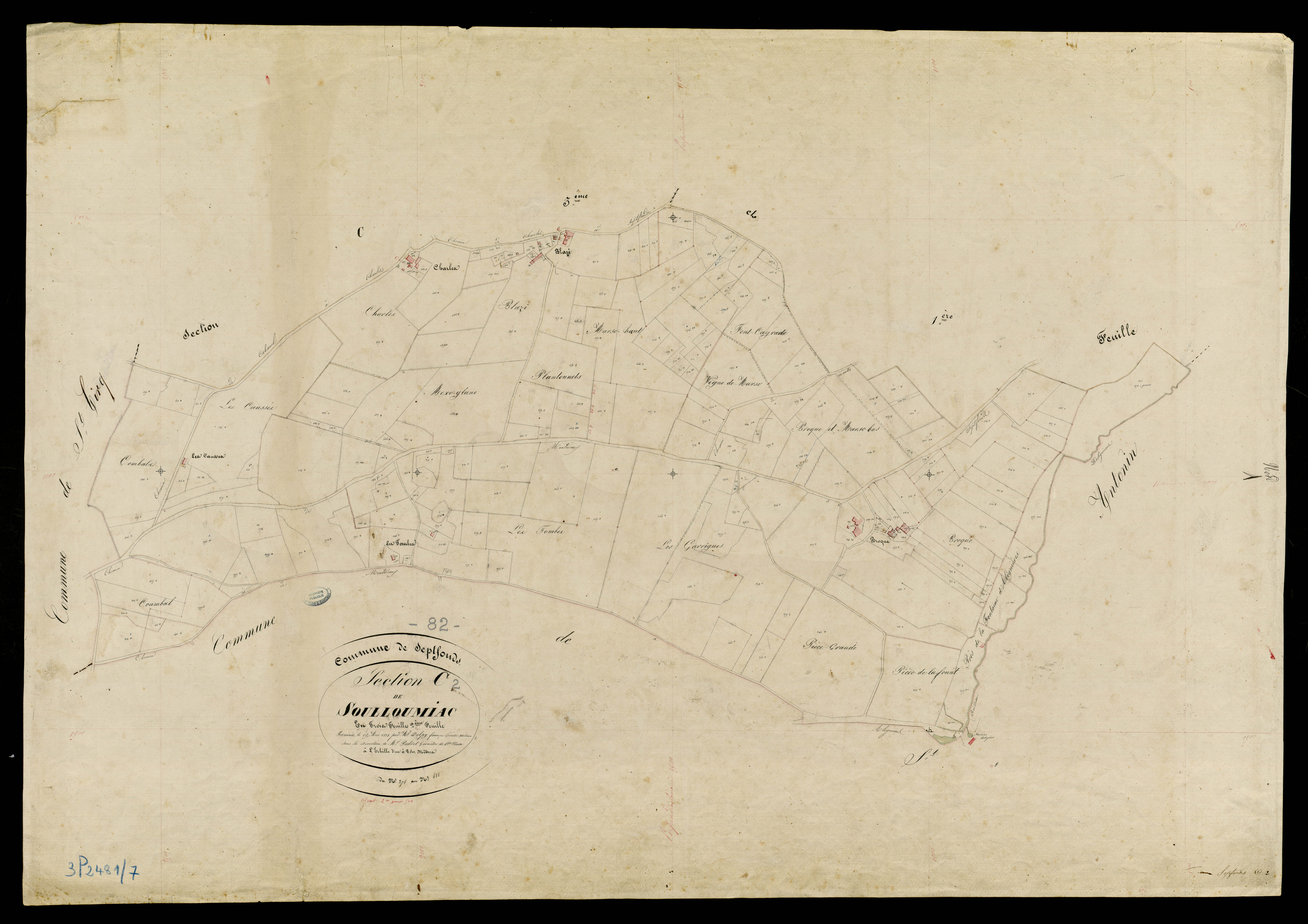 Septfonds - Section C - Soulloumiac, 2e feuille