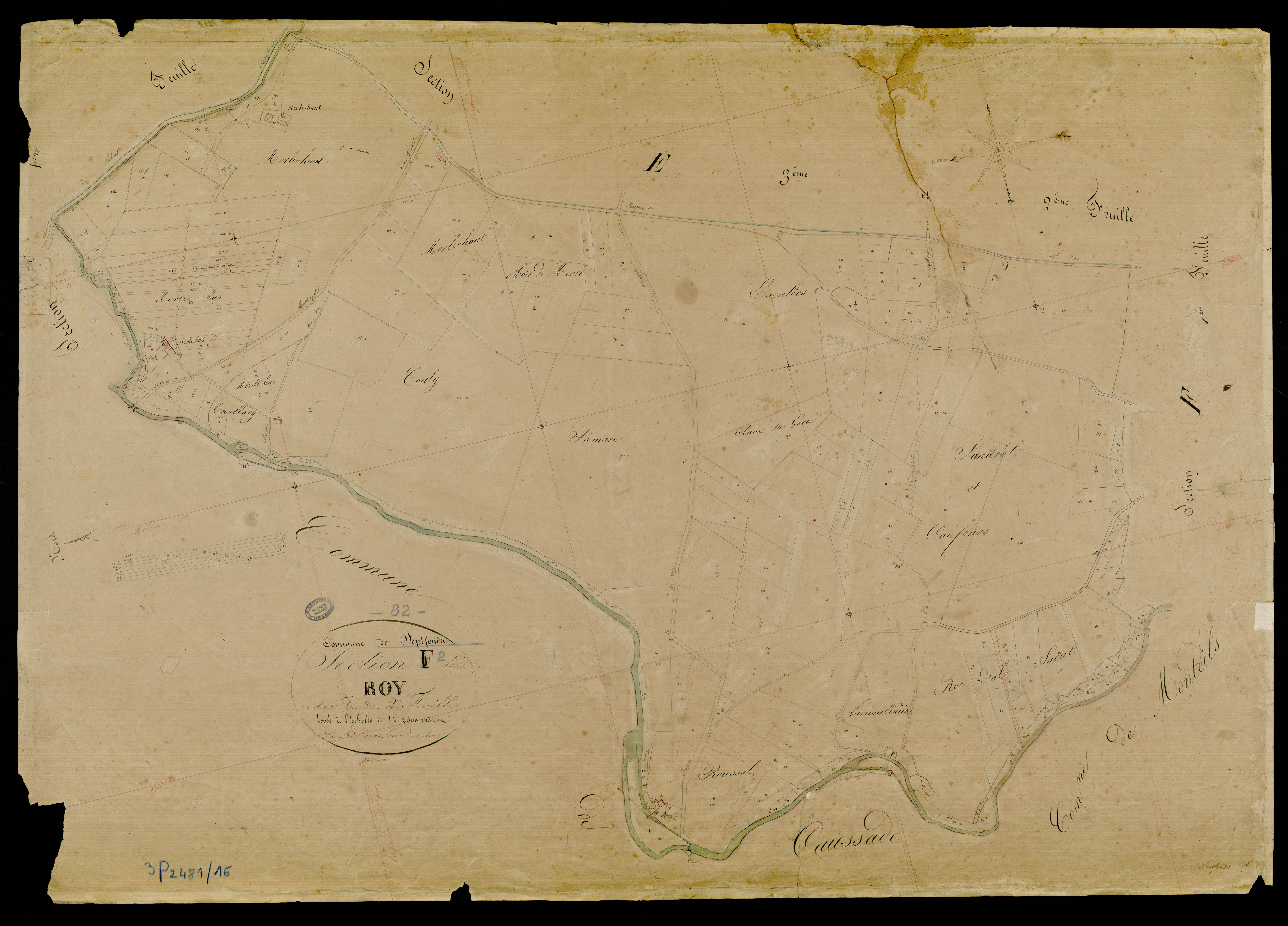 Septfonds - Section F - Roy, 2e feuille