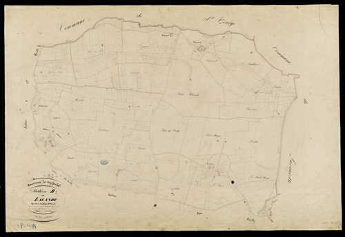 Septfonds - Section B - Lalande, 1ère feuille