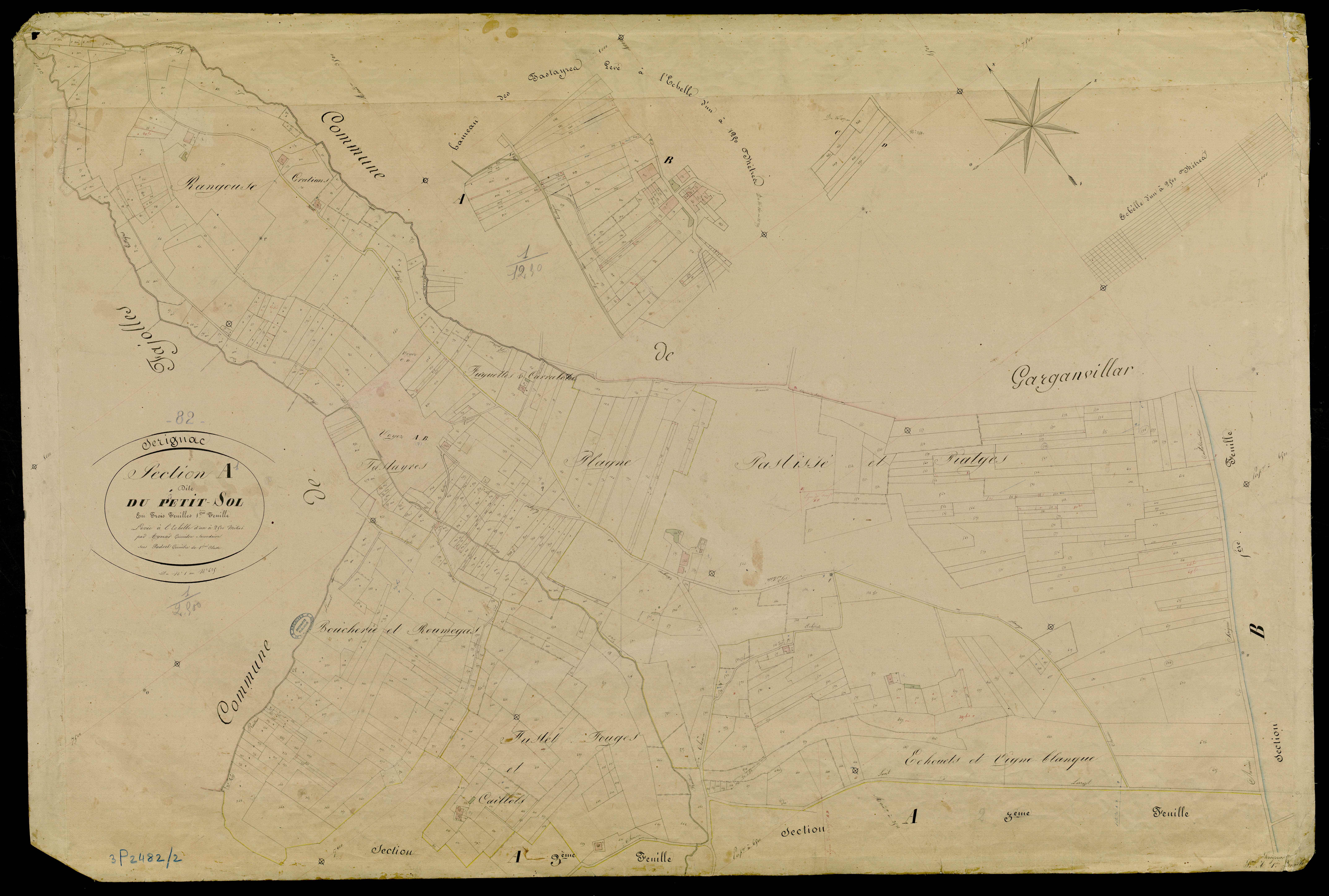 Sérignac - Section A - Le Petit-Sol, 1ère feuille