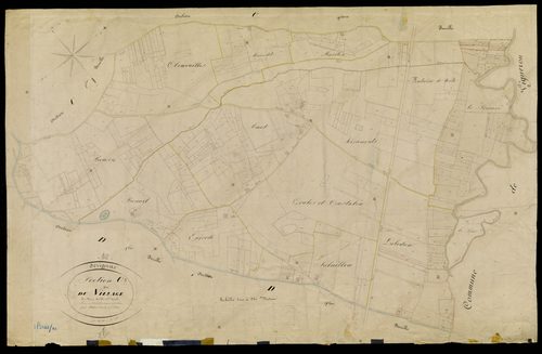 Sérignac - Section C - Le Village, 3e feuille