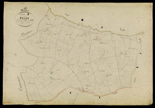 Sistels - Section A - Le Village, 1ère feuille