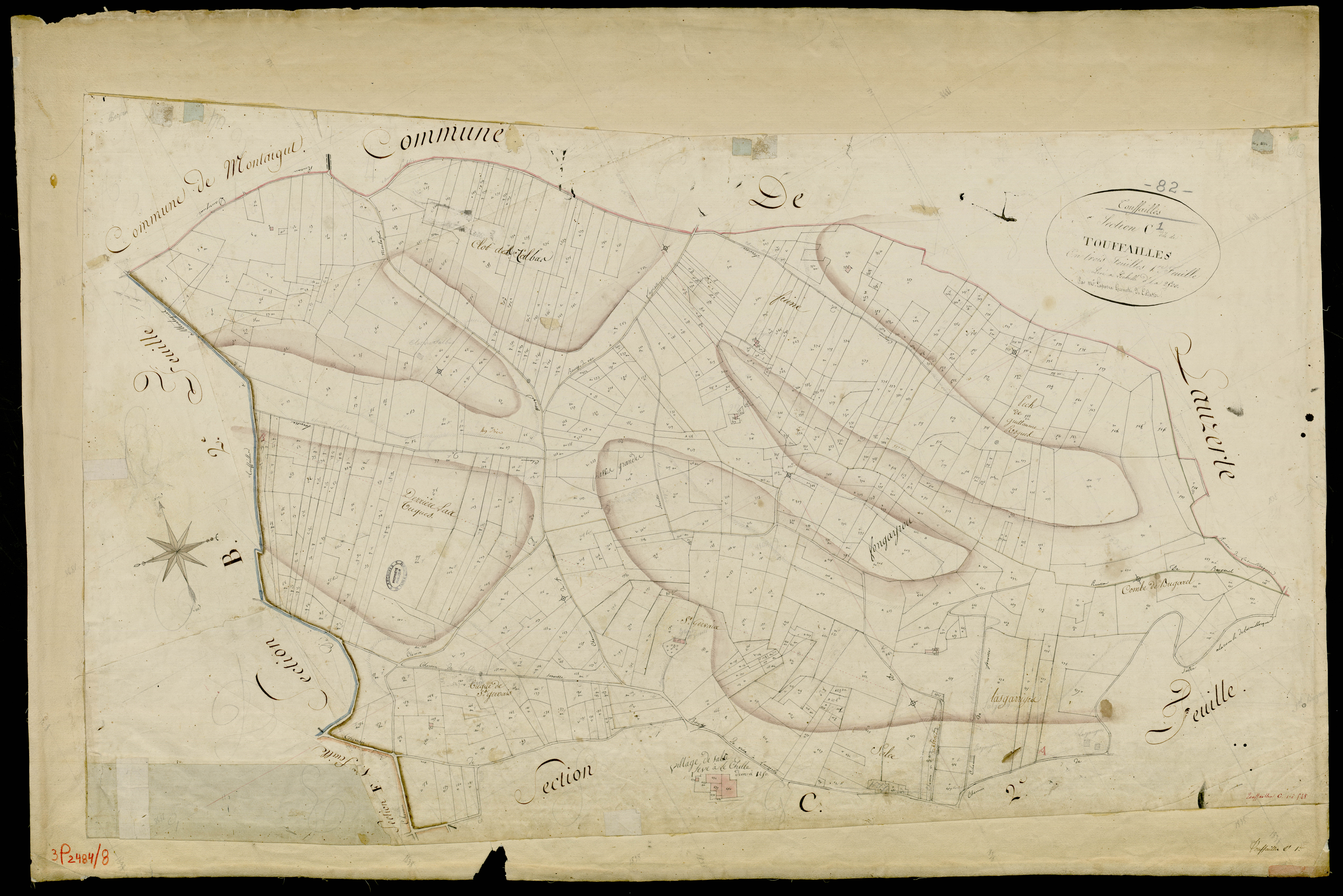 Touffailles - Section C - Touffailles, 1ère feuille