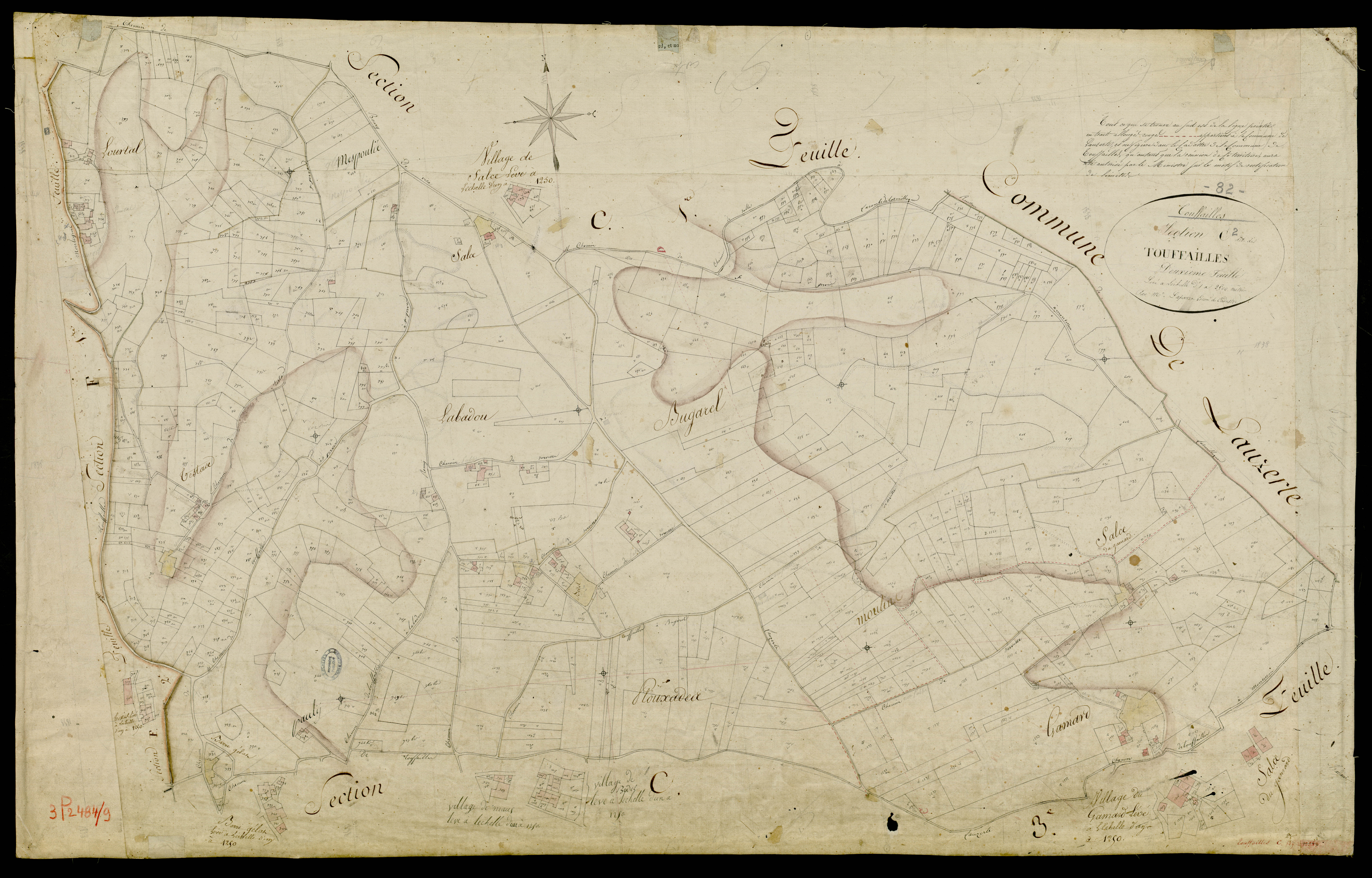 Touffailles - Section C - Touffailles, 2e feuille
