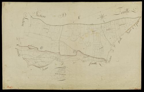 Touffailles - Section A - Mouyssaguel, 2e feuille