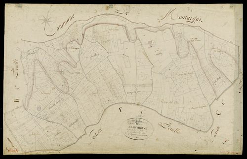 Touffailles - Section B - Lapeyrouse, 2e feuille