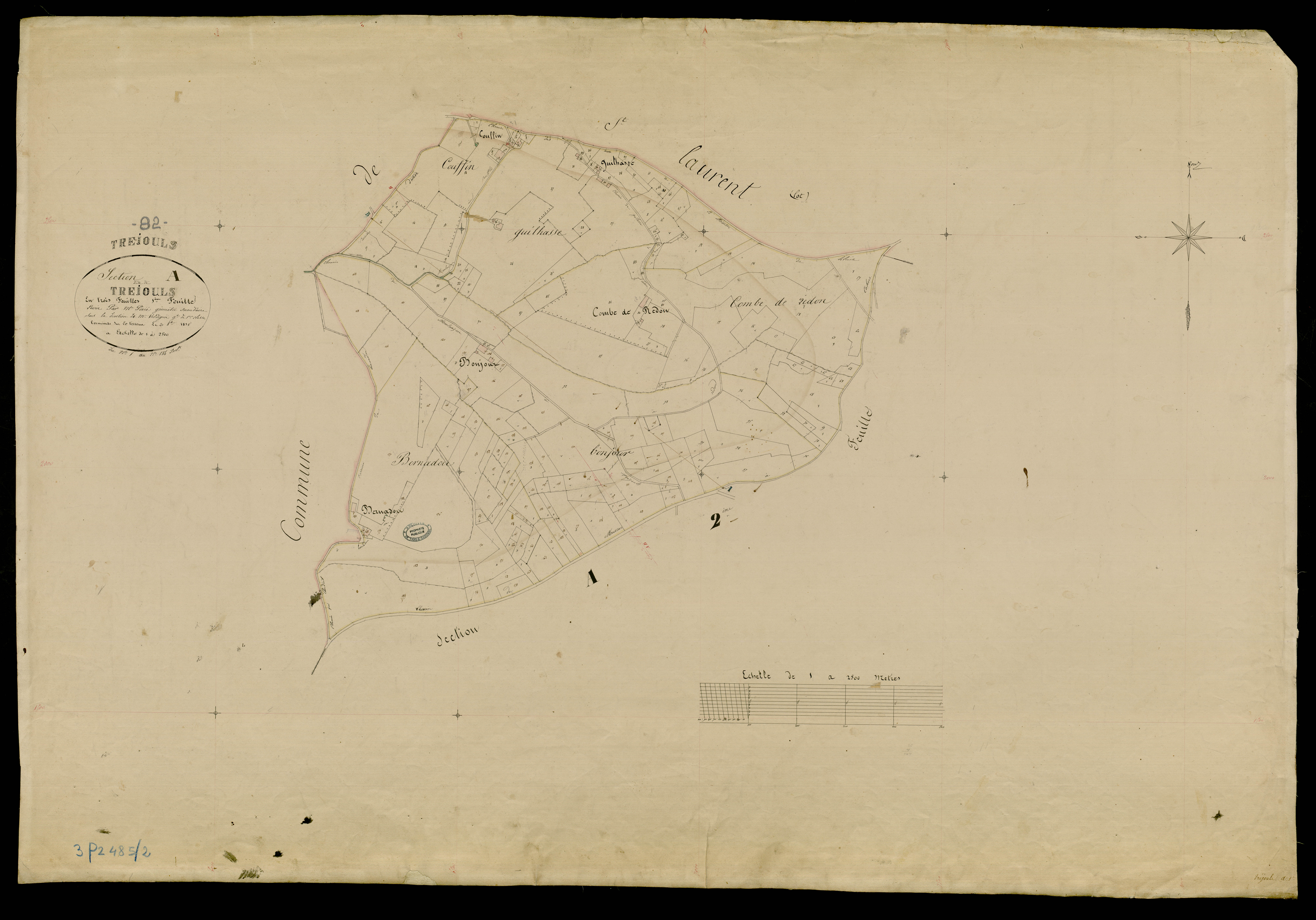 Tréjouls - Section A - Tréjouls, 1ère feuille