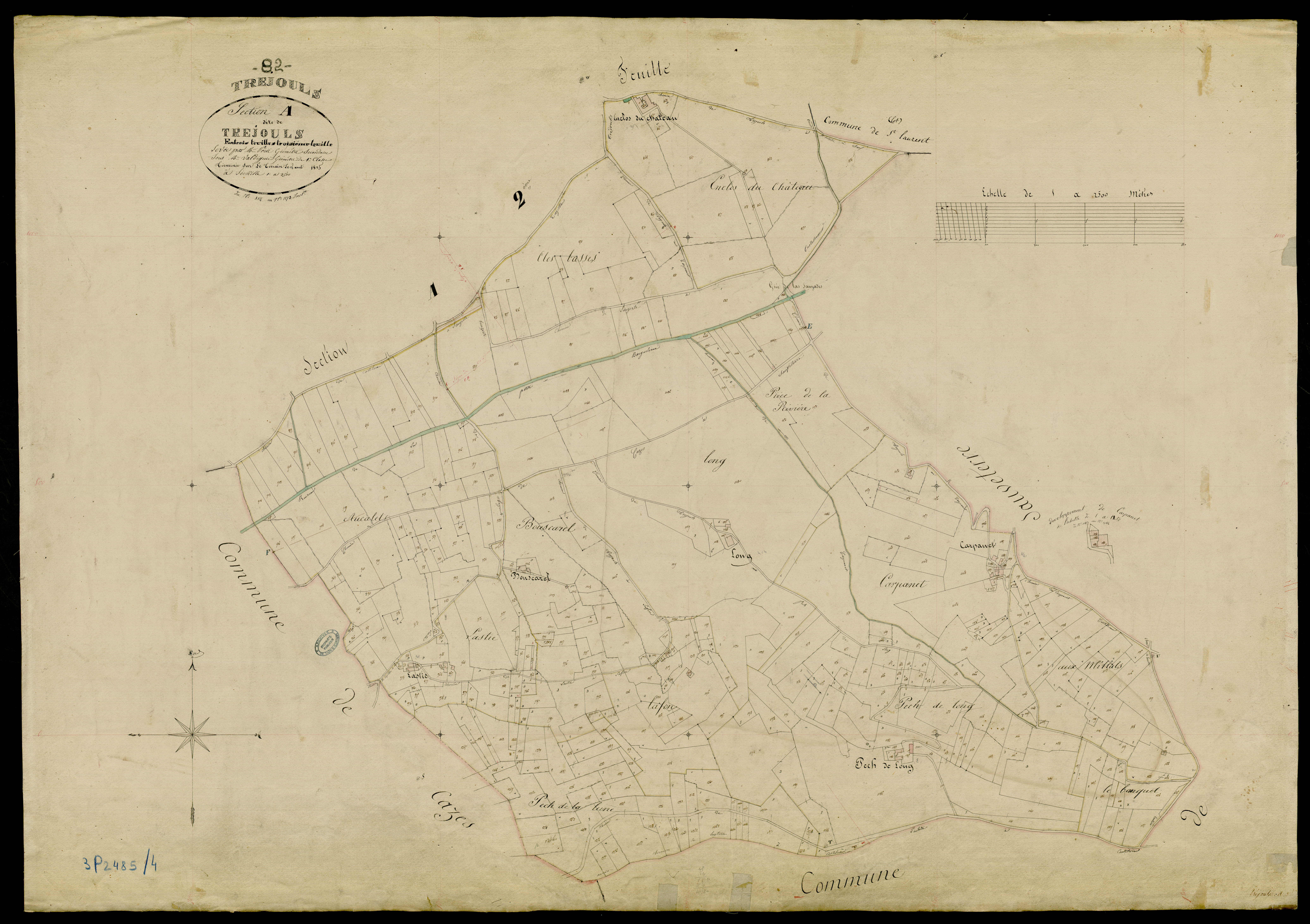 Tréjouls - Section A - Tréjouls, 3e feuille