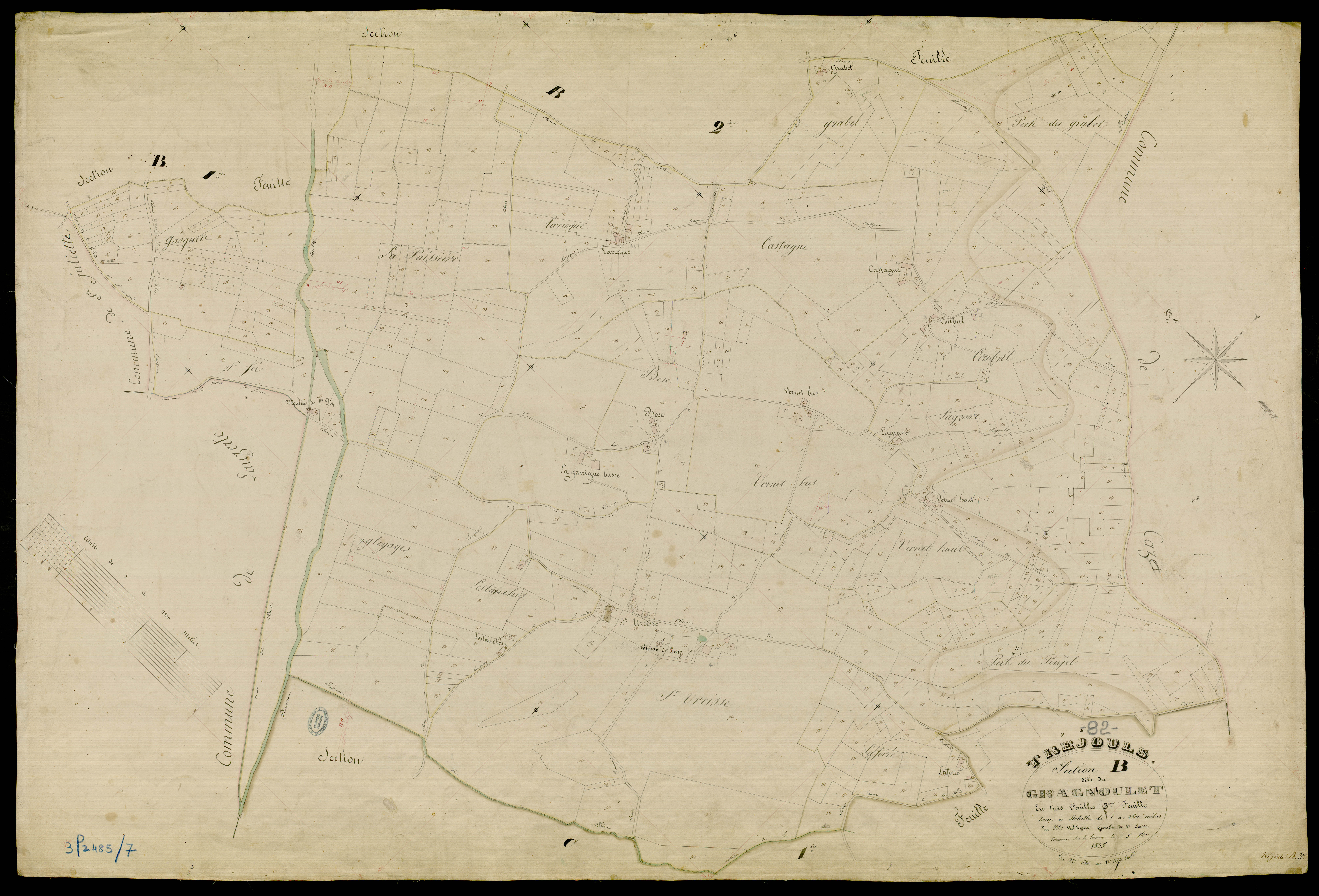 Tréjouls - Section B - Gragnoulet, 3e feuille