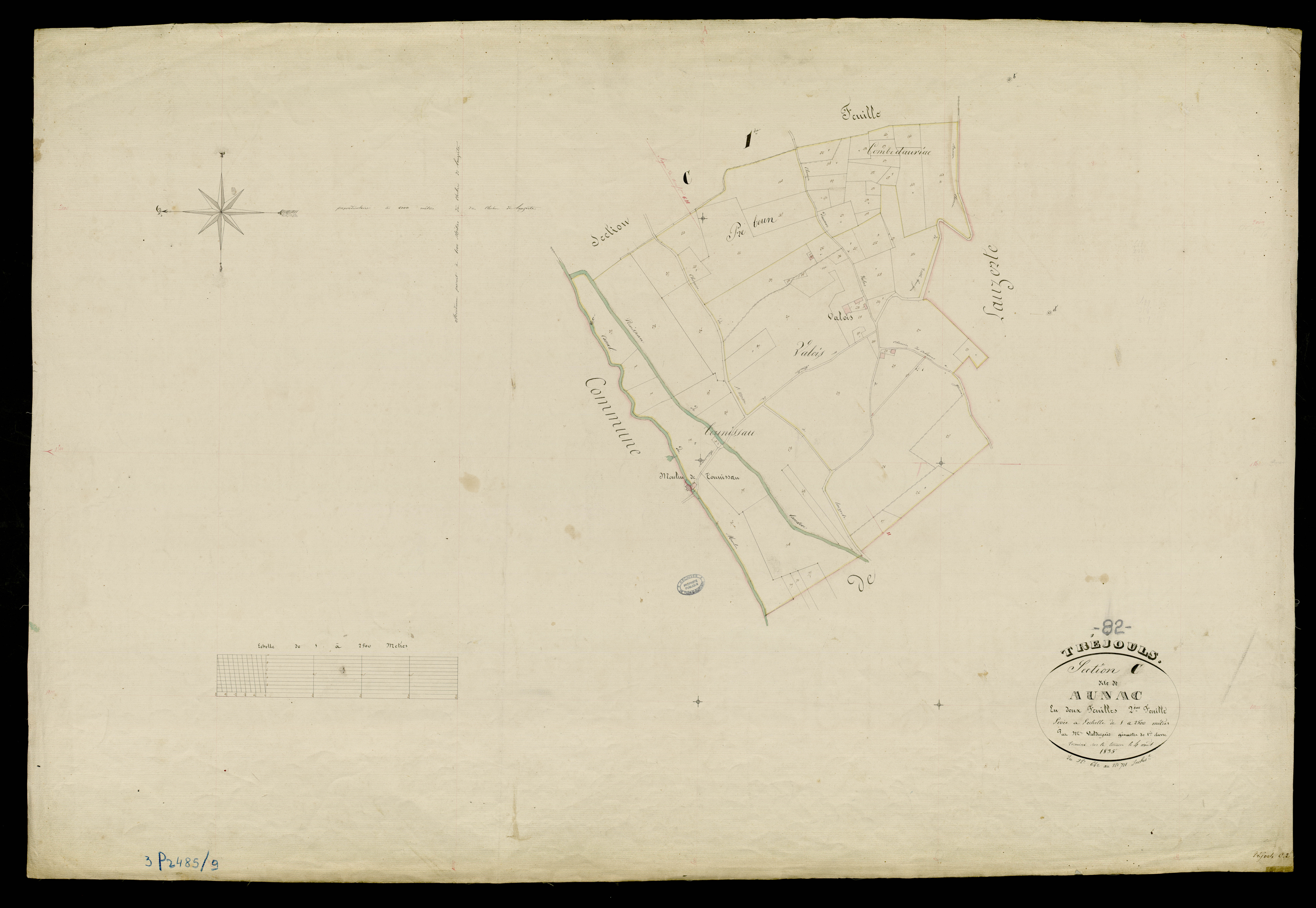 Tréjouls - Section C - Aunac, 2e feuille
