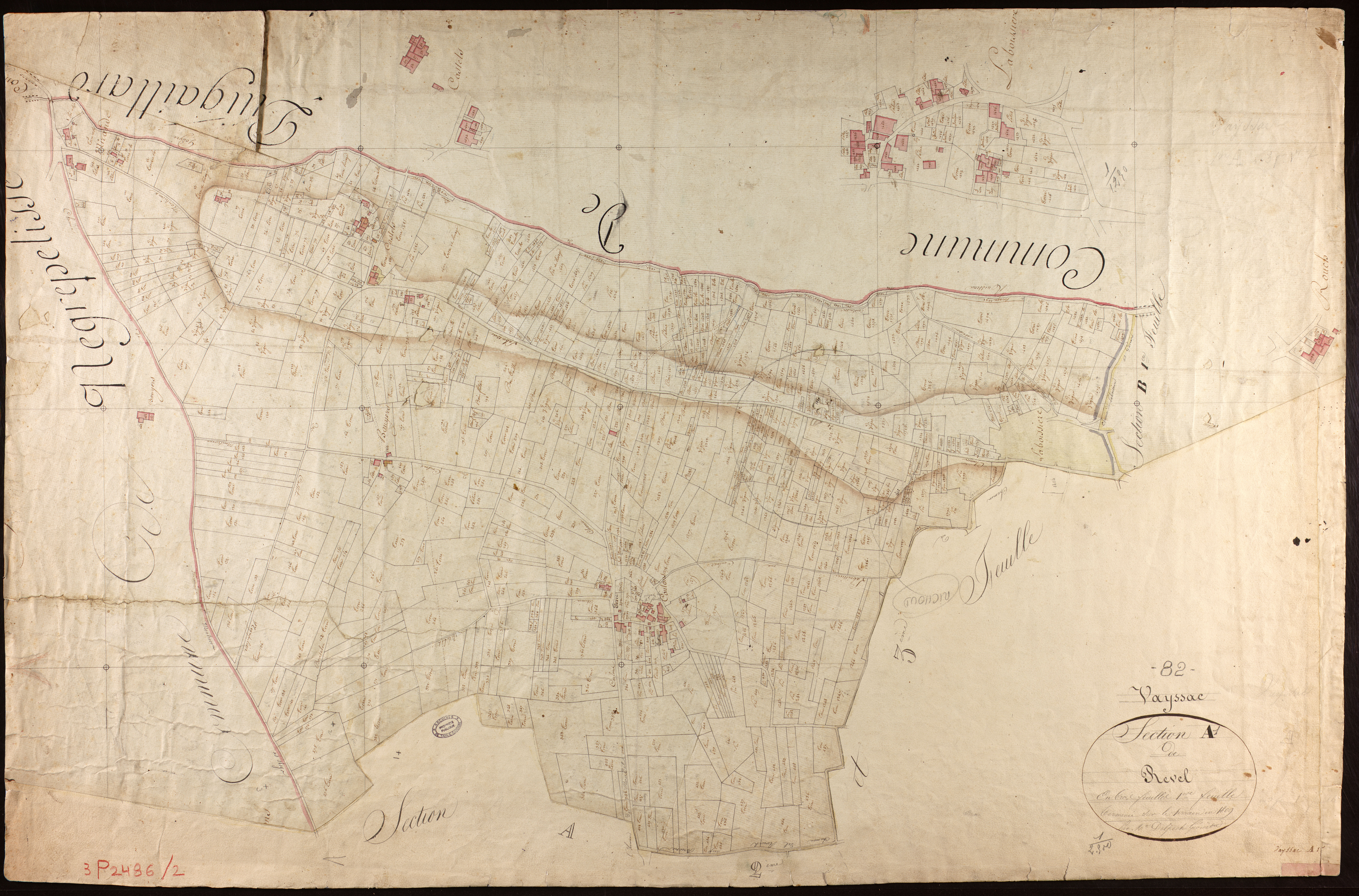 Vaïssac - Section A - Revel, 1ère feuille