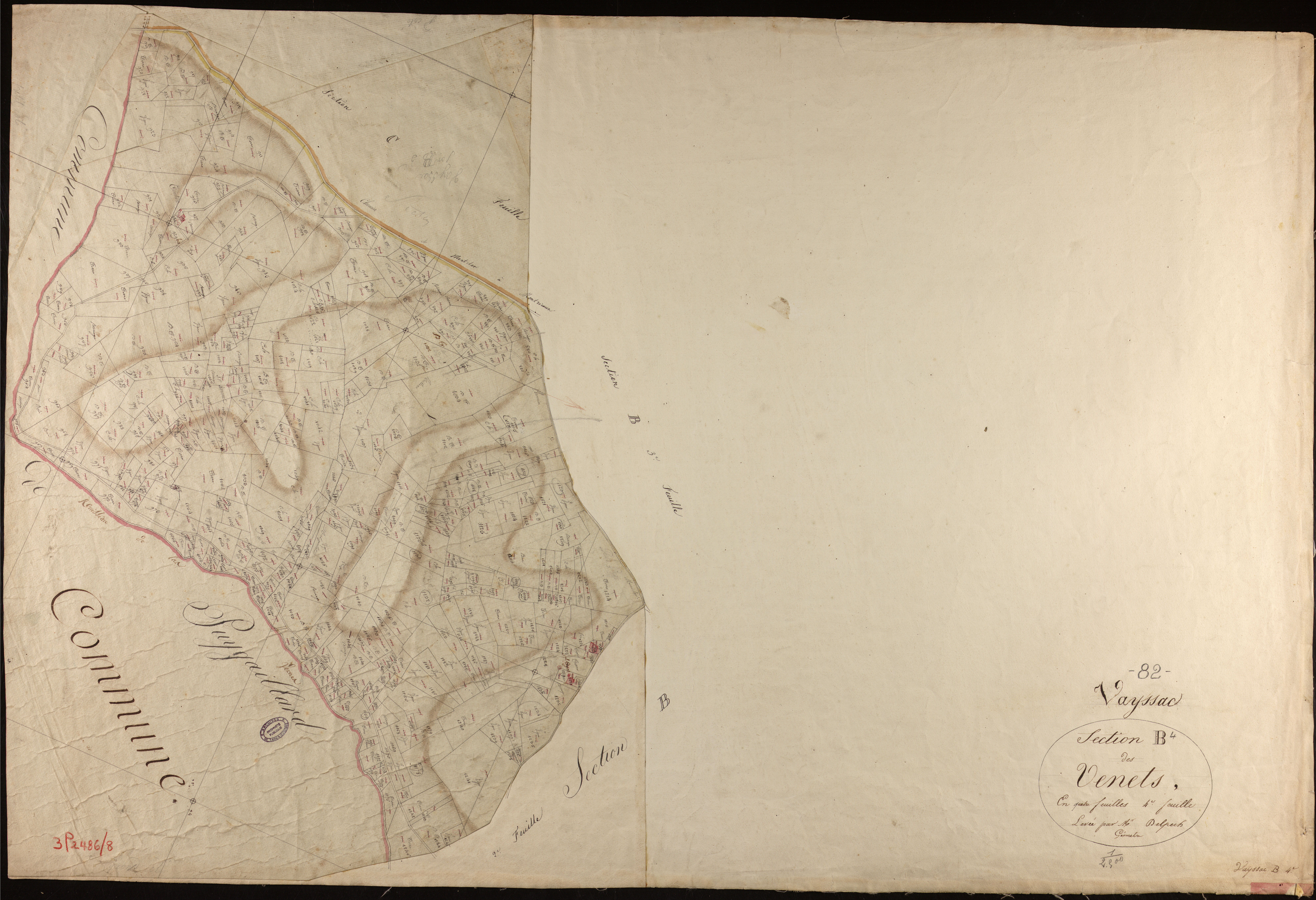 Vaïssac - Section B - Les Venets, 4e feuille