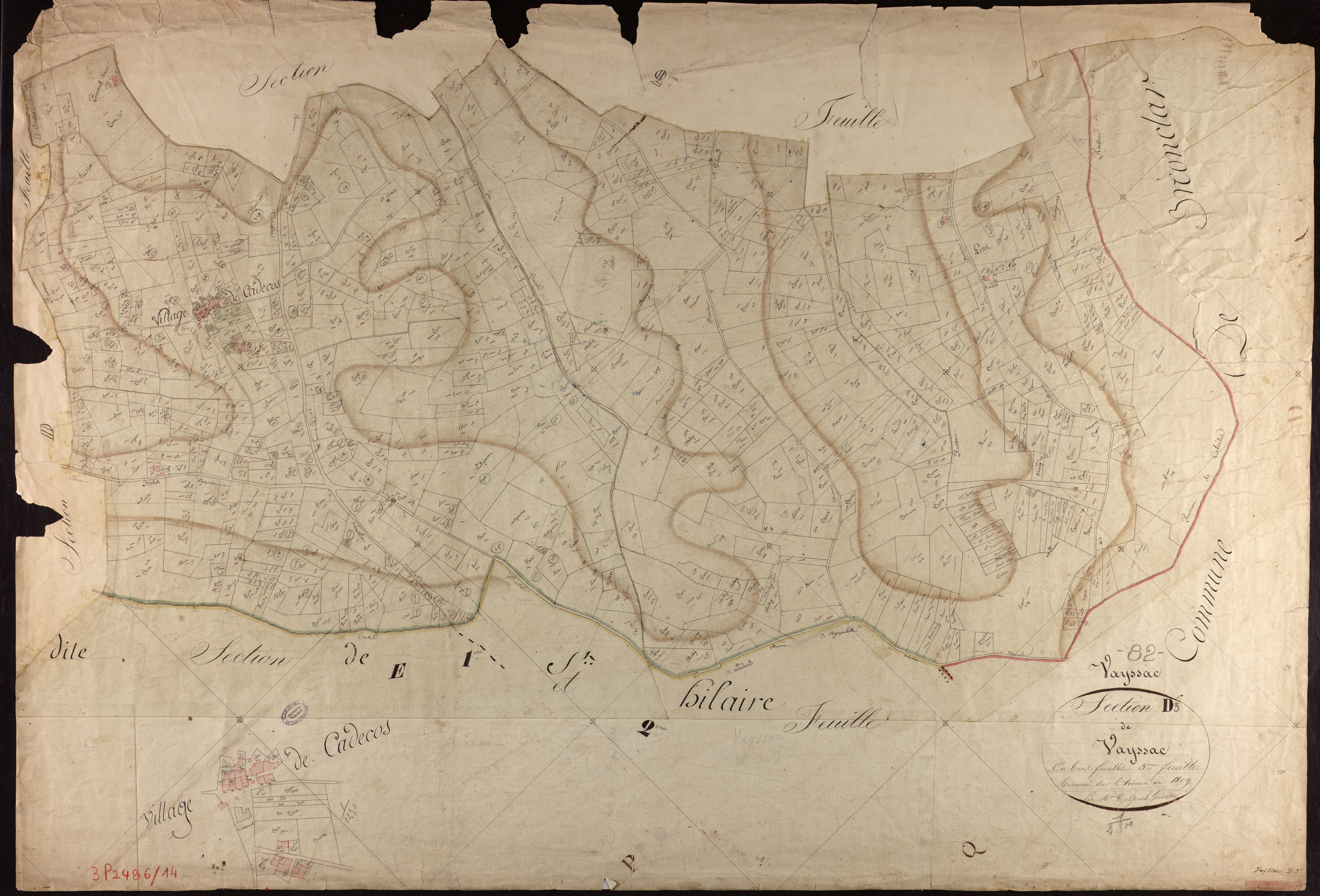 Vaïssac - Section D - Vayssac, 3e feuille