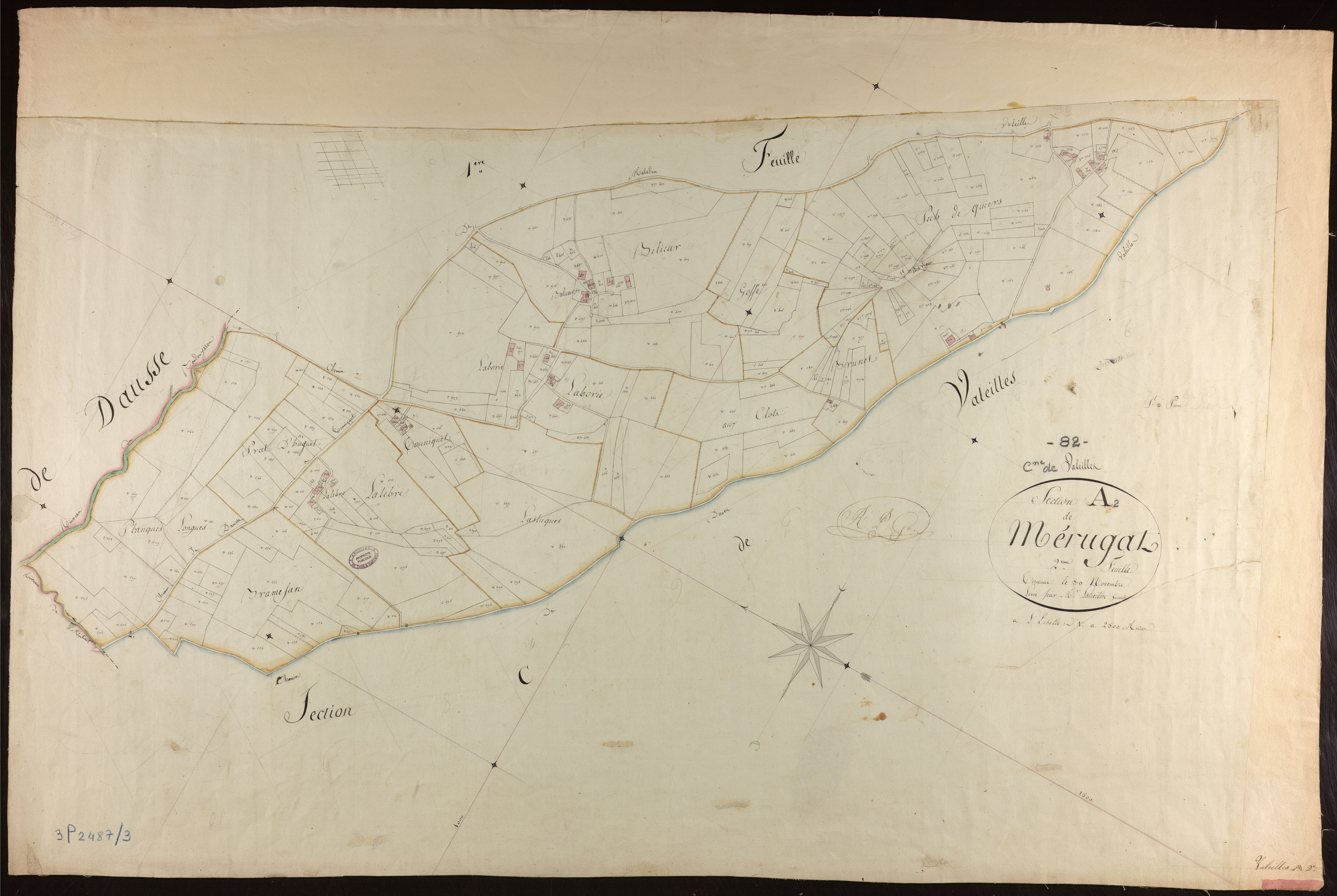 Valeilles - Section A - Mérugat, 2e feuille