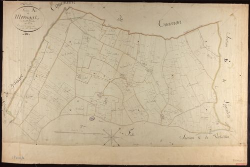 Valeilles - Section A - Mérugat, 1ère feuille