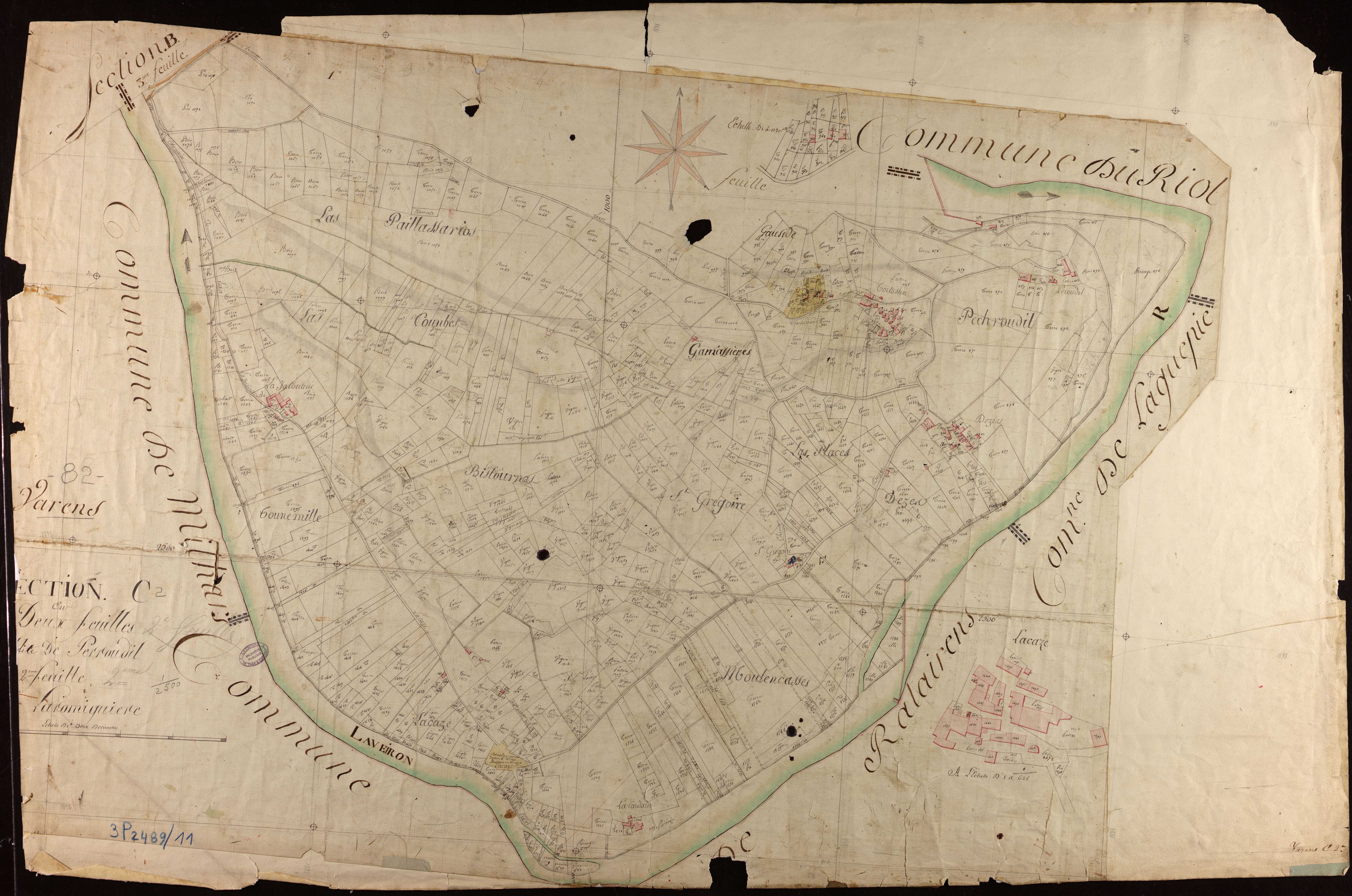 Varen - Section C - Perroudil, 2e feuille
