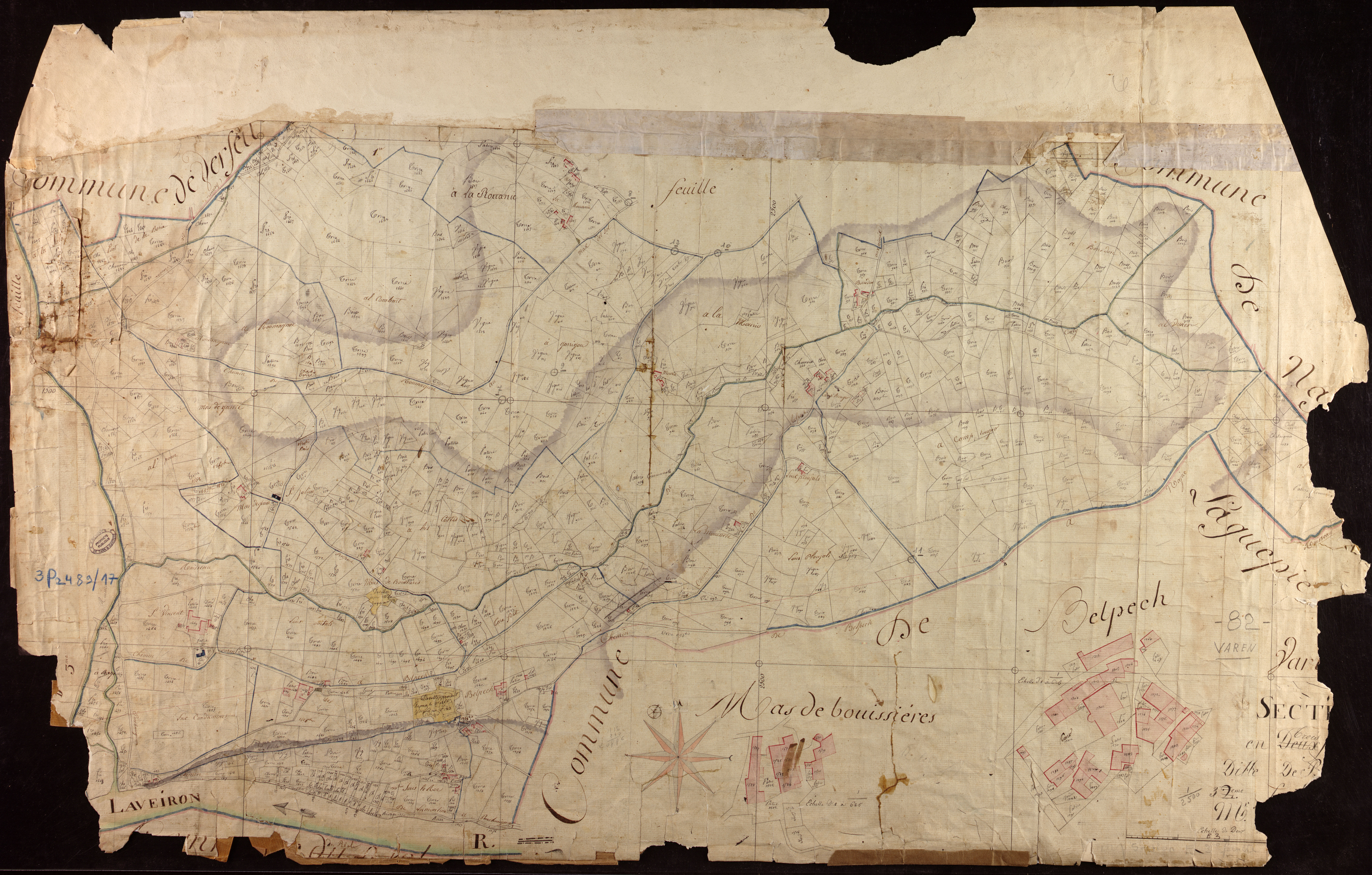 Varen - Section E - Belpech, 3e feuille